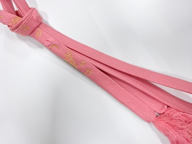 正絹　手組帯締め